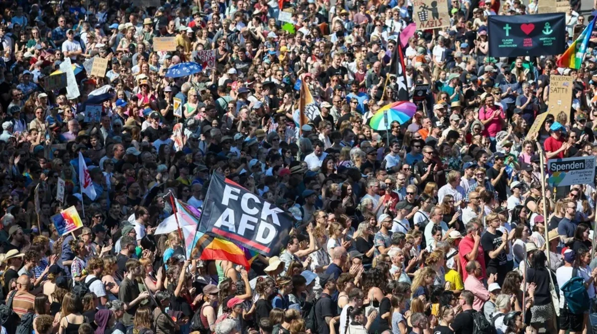 В Германии прошли демонстрации против правого экстремизма