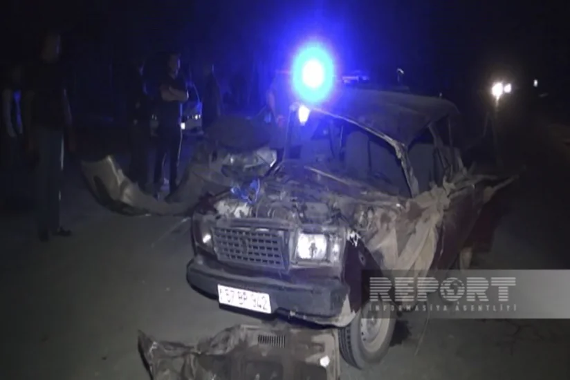 Yevlaxda zəncirvari qəza olub, xəsarət alanlar var 