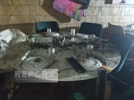 Bakıda restoranda güclü yanğın baş verib - VİDEO - YENİLƏNİB