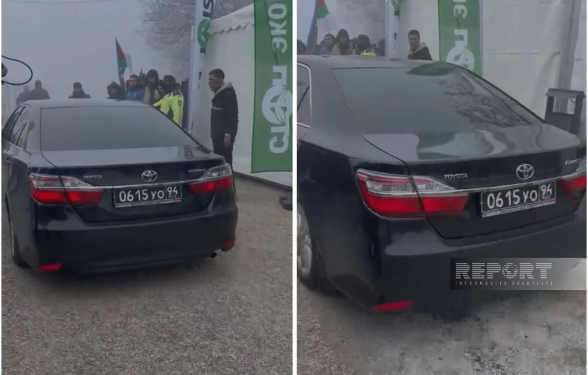 Russian peacekeepers' passenger car pass freely through Khankandi-Lachin road again - VIDEO