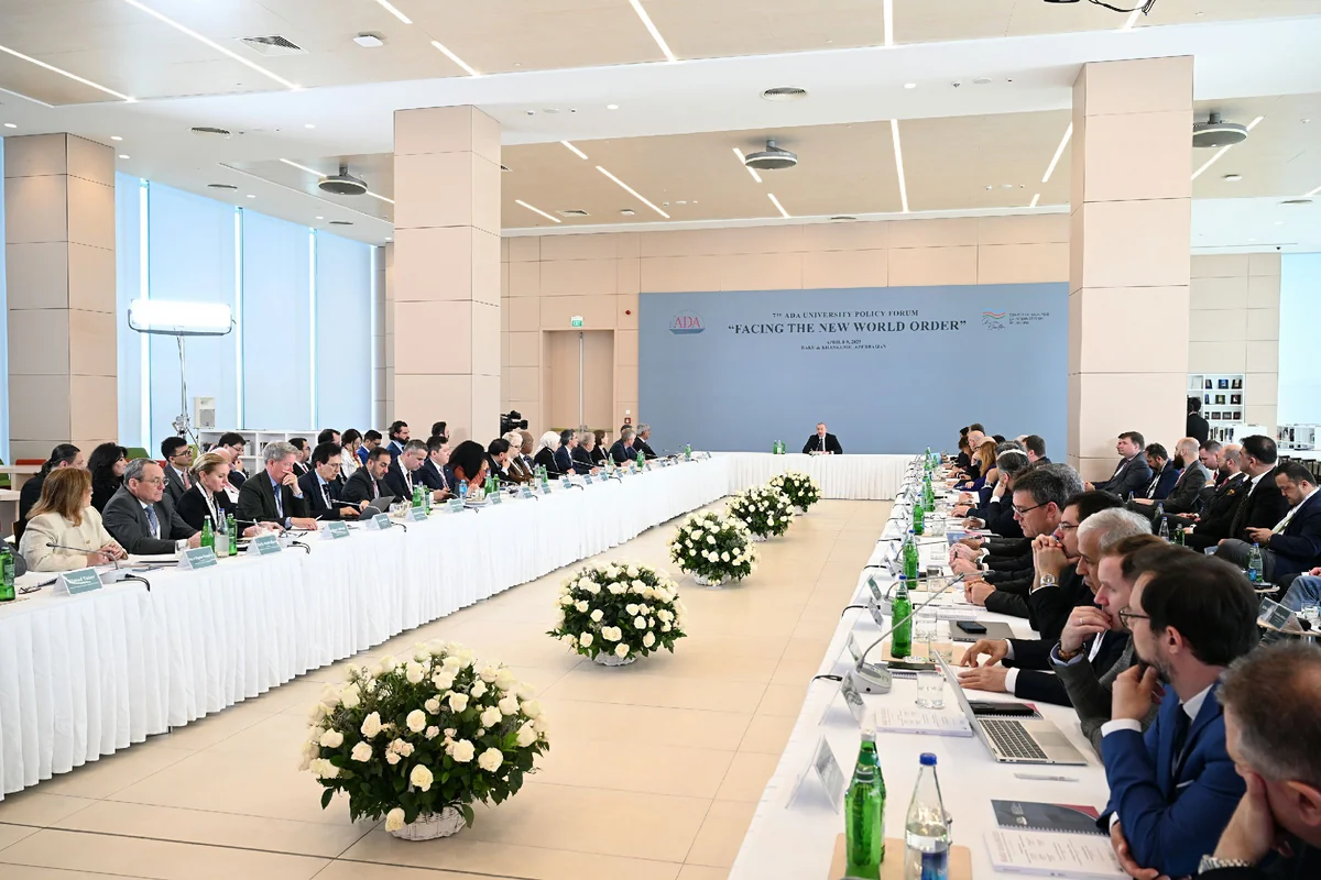 Bakıda Prezident İlham Əliyevin iştirakı ilə Yeni dünya nizamına doğru mövzusunda beynəlxalq forum keçirilib - YENİLƏNİB-3