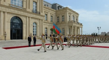 Official welcome ceremony held for Turkish President in Azerbaijan