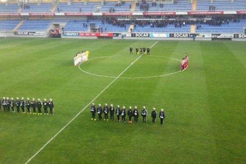 Neftçi - Zirə oyununa hər iki komanda qara sarğı ilə çıxıb