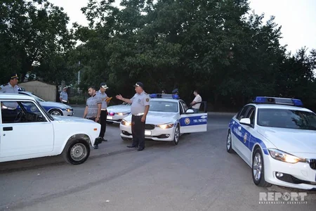 Mingəçevir şəhərində yol polisi reyd keçirib