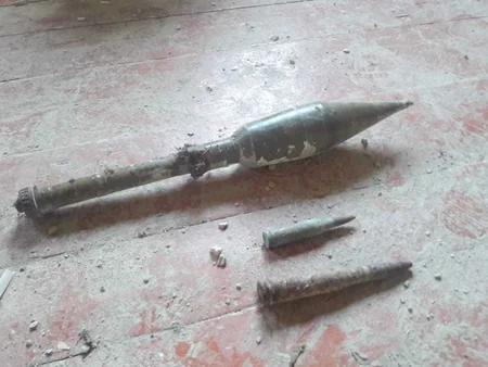 ANAMA tərəfindən 3 ədəd partlamış hərbi sursat aşkarlanıb