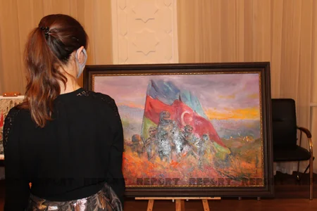 Kiyevdə Azərbaycanın Zəfər günü sərgisi təşkil olunub