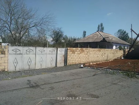 Güclü külək Zaqatalada 7 kəndə ciddi ziyan vurub