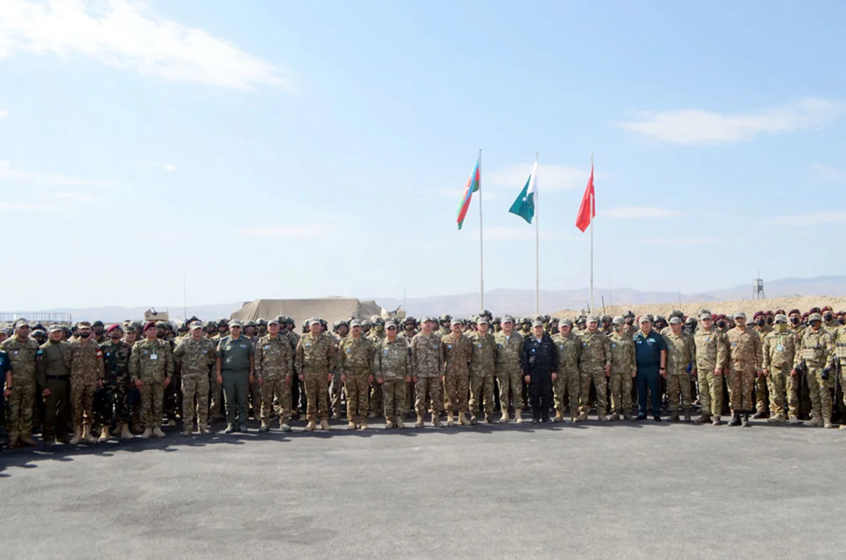 Azərbaycan, Türkiyə və Pakistan generalları “Üç qardaş - 2021” təlimini izləyib