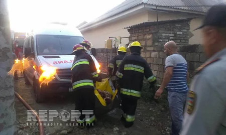 ​Lənkəranda qadın yanğın zamanı evdən çıxa bilməyərək həyatını itirib - FOTO