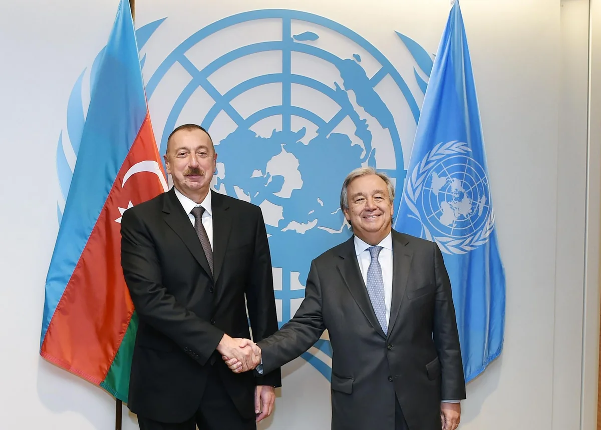 BMT-nin Baş katibi İlham Əliyevi təbrik edib