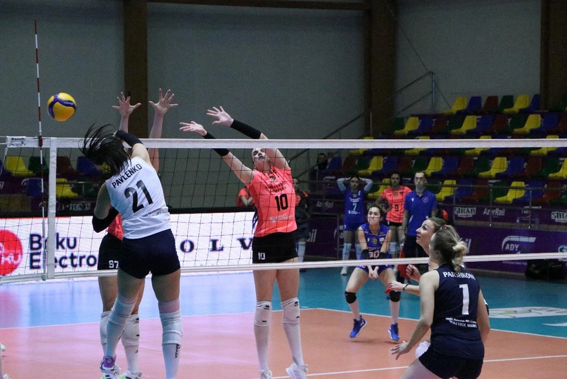Qadın voleybolçular arasında Azərbaycan Yüksək Liqasında XIV tura yekun vurulub