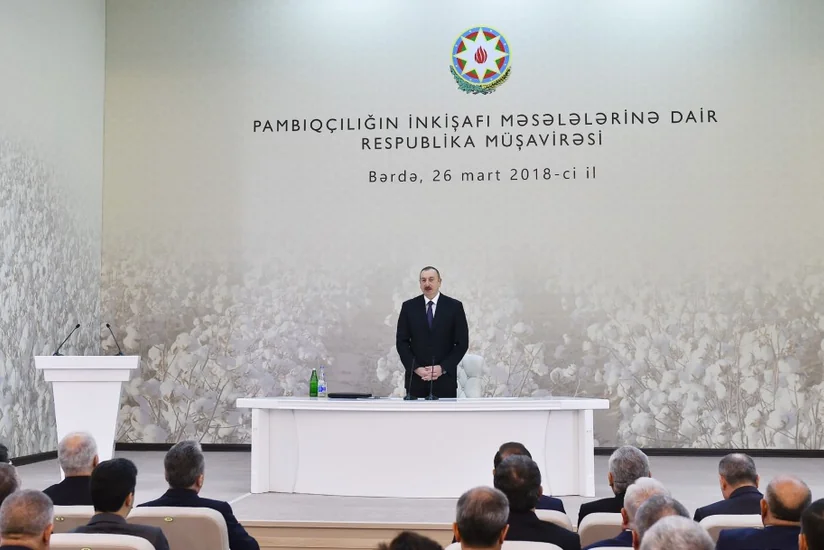 İlham Əliyev: “İki il ərzində pambığın yığımını 6 dəfə artıra bilmişik”