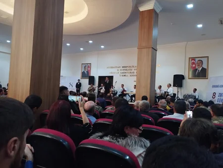 Salyanda Zəfər Günü münasibətilə bayram konserti keçirilib