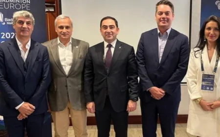 Taleh Ziyadov Dünya Badminton Federasiyasının prezidenti ilə görüşüb