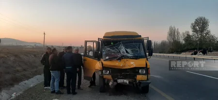 Şəmkirdən Goranboya qayıdan istixana işçiləri qəzaya düşüb, 12 nəfər xəsarət alıb - YENİLƏNİB-2
