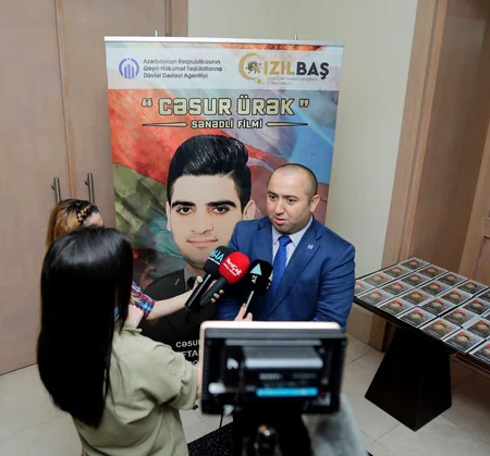 “Cəsur Ürək”: Vətən müharibəsi şəhidi haqqında film təqdim edilib