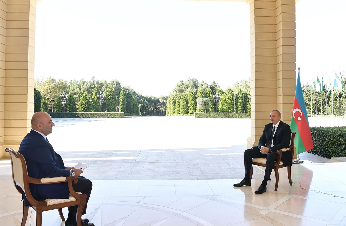 President Ilham Aliyev gives interview to Turkish Haber Turk TV channel