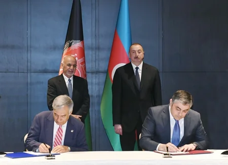President Ilham Aliyev met with Afghan President Mohammad Ashraf Ghani