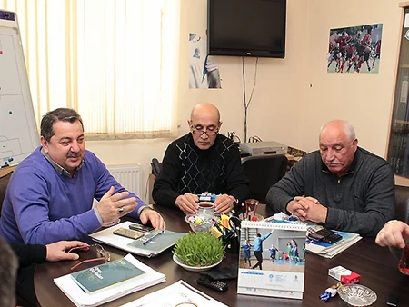 Robert Prosineçki AFFA Məşqçilər Komitəsinin üzvləri ilə görüşüb