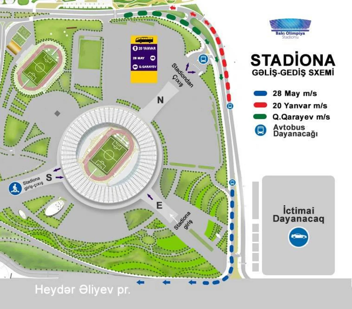 Bakı Olimpiya Stadionu “Qarabağ” - “Çelsi oyunu ilə bağlı azarkeşlərə müraciət edib