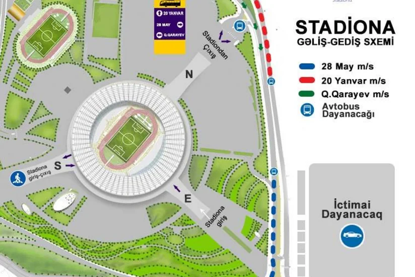 Baku Olympic Stadium appeals to fans amid Qarabag vs Chelsea match