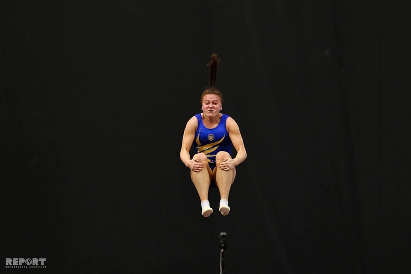 Bakıda batut gimnastikası və tamblinq üzrə Dünya Kubokuna yekun vurulub - FOTOREPORTAJ