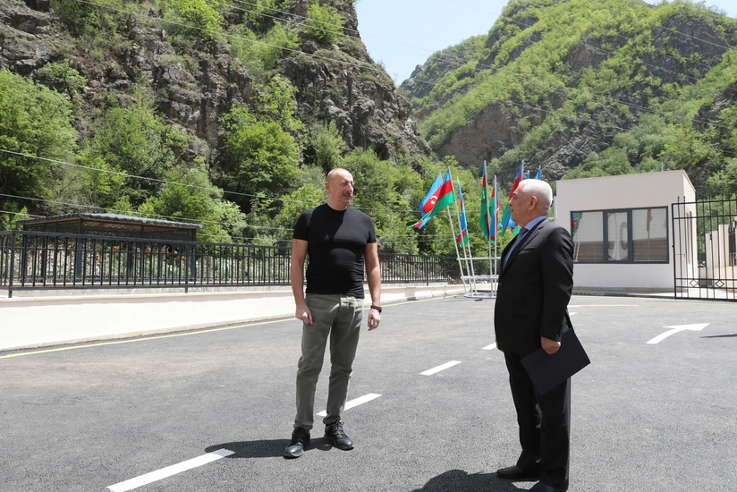 Gamishli Small Hydroelectric Power Station put into operation in Kalbajar district