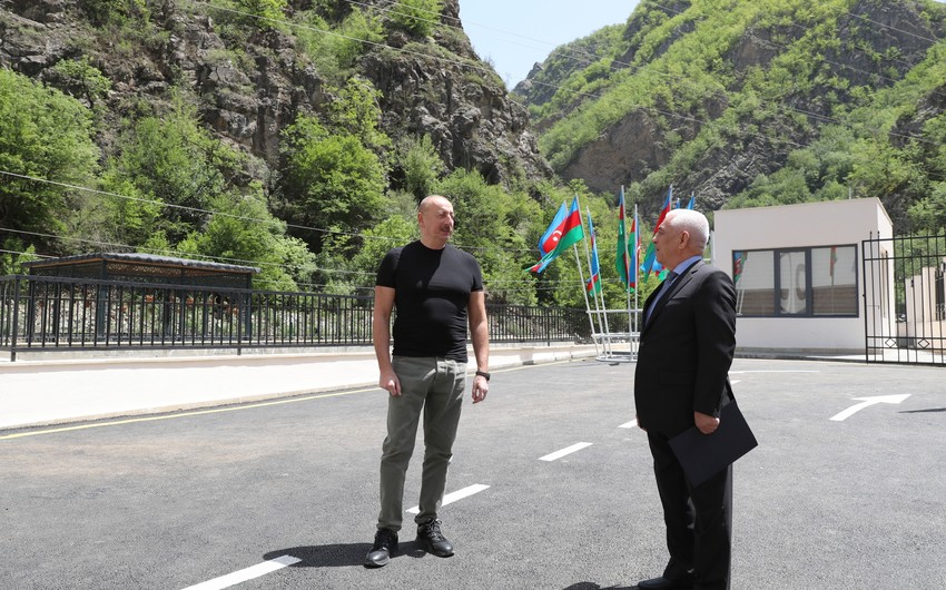 Gamishli Small Hydroelectric Power Station put into operation in Kalbajar district