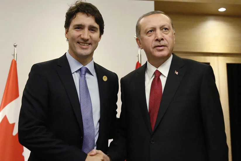Трюдо и Эрдоган обсудили ситуацию на Ближнем Востоке и катастрофу лайнера в Иране