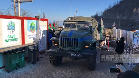 Bu gün Xankəndi-Laçın yolunda Rusiya sülhməramlılarının 54 avtomobili keçib - VİDEO - YENİLƏNİB-11