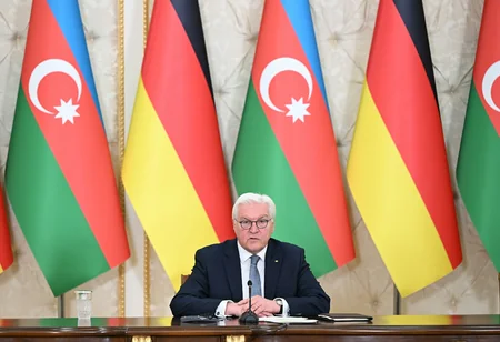 Azərbaycan və Almaniya prezidentləri mətbuata bəyanatlarla çıxış ediblər - YENİLƏNİB-2