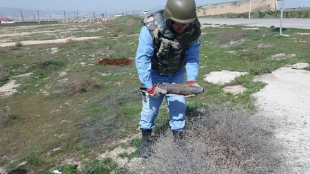 Xızıda top mərmisi tapılıb