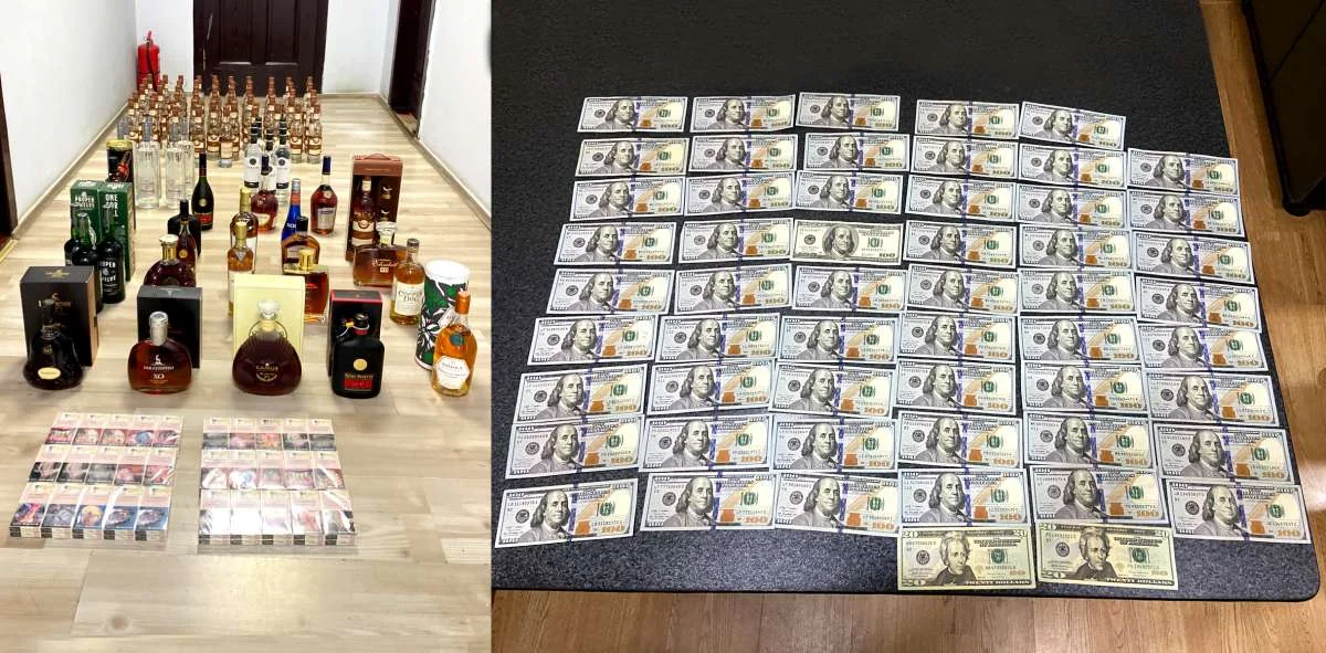 Azərbaycana qanunsuz gətirilən spirtli içkilər, siqaret və xarici valyuta aşkar edilib