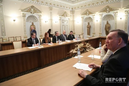 Nazim İbrahimov Amerika Yəhudi Komitəsinin rəhbərliyi ilə görüş keçirib