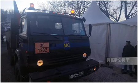 Total of 36 vehicles of peacekeepers move freely through Khankandi-Lachin road