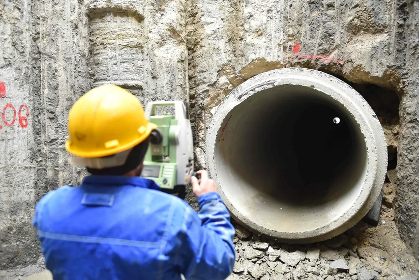 Azərsu Pirşağıda tunel inşa edir