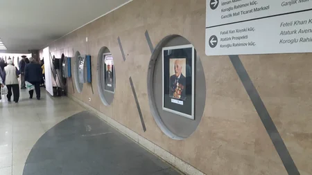 Metronun “Gənclik” stansiyasının keçidlərində “Qələbə ruhunu yaşadanlarımız” adlı sərgi açılıb