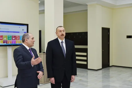 Azərbaycan Prezidenti Bakı Şəhər Statistika İdarəsinin yeni inzibati binasının açılışında iştirak edib - YENİLƏNİB