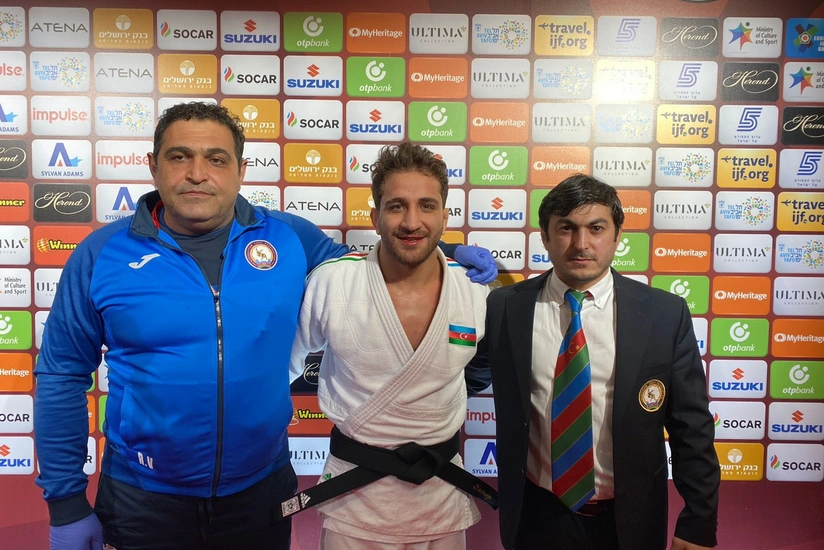 Böyük Dəbilqə: Azərbaycan cüdoçusu qızıl medal qazanıb