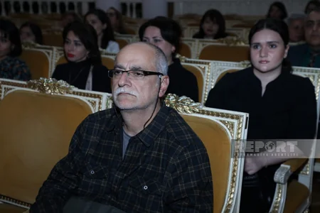 Mahnı və Rəqs Ansamblı Fikrət Əmirovun 100 illik yubileyi münasibətilə konsert proqramı ilə çıxış edib