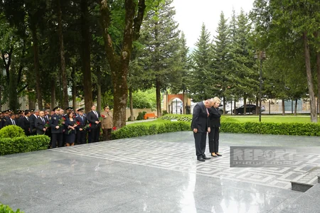 Oğuzda Heydər Əliyevin 100 illik yubileyi qeyd olunub