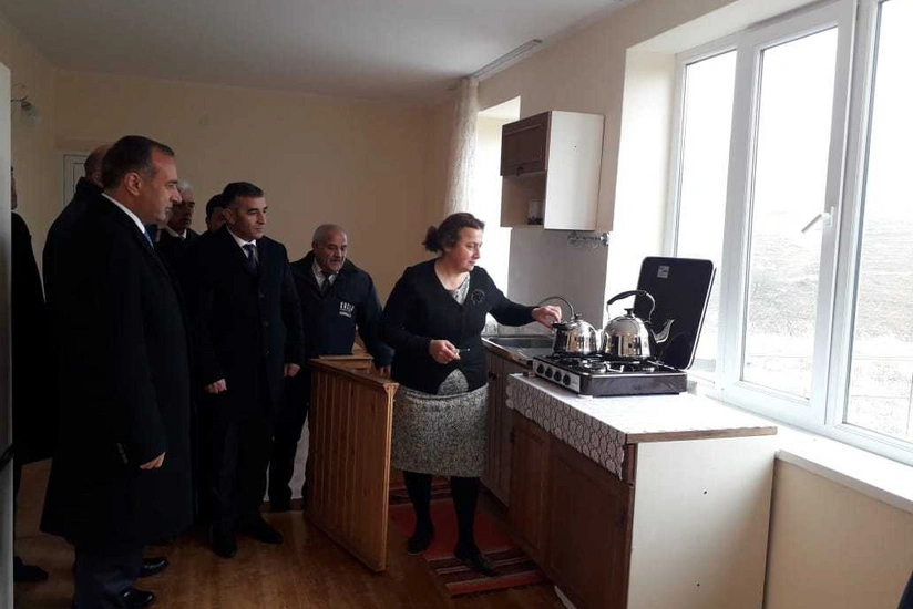 Gədəbəyin səkkiz yaşayış məntəqəsinə təbii qaz verilib