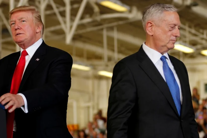 Donald Tramp müdafiə nazirinin mümkün istefasından danışıb