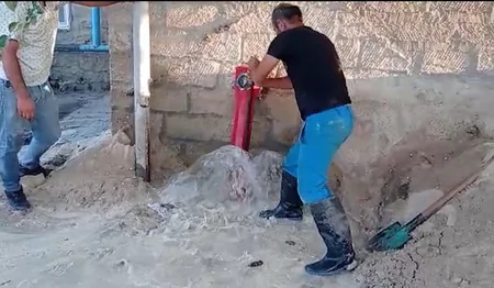 Zirədə yanğın hidrantın özəlləşdirərək qanunsuz su satmaq istəyən şəxs yaxalanıb