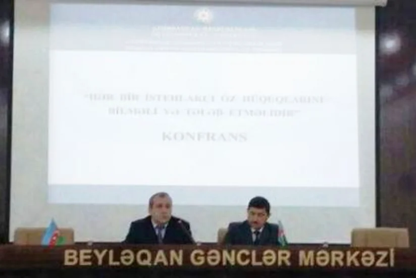 Beyləqanda istehlakçıların maarifləndirilməsi və dövlət satınalmaları mövzusunda konfrans keçirilib