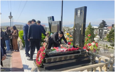 Şəkidə Aprel döyüşləri şəhidinin xatirəsi anılıb