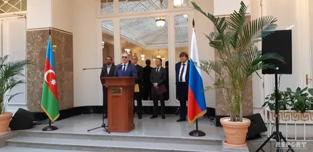 Sankt-Peterburqda 28 May - Respublika Günü münasibətilə rəsmi qəbul təşkil edilib