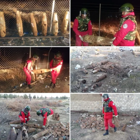 Gəncədə 31 ədəd aviabomba tapılıb