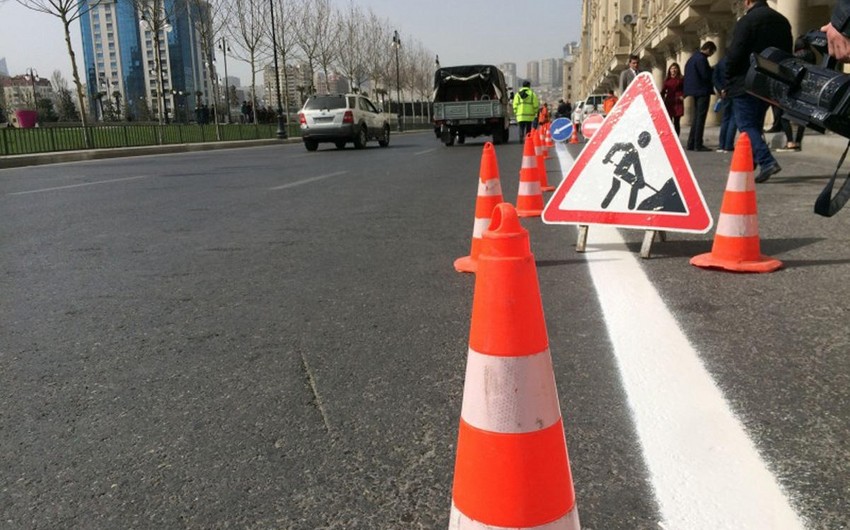 Bakının Əhmədbəy Ağaoğlu küçəsində avtomobillə hərəkət məhdudlaşdırılacaq