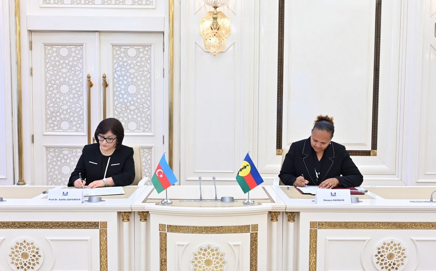 Parliaments of Azerbaijan and New Caledonia ink memorandum of cooperation